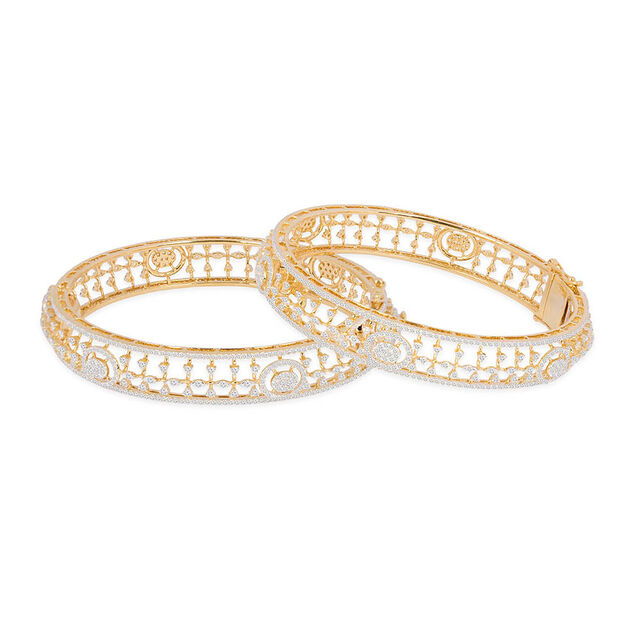 Tanishq 18KT Diamond Bangle for Women 6