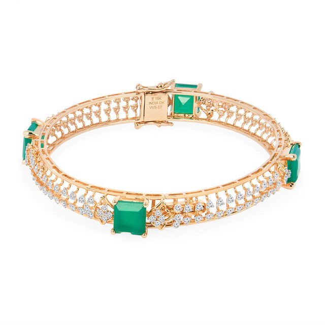 Tanishq 18KT Diamond Bangle for Women 