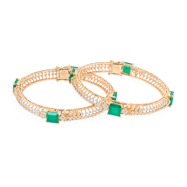 Tanishq 18KT Diamond Bangle for Women 5