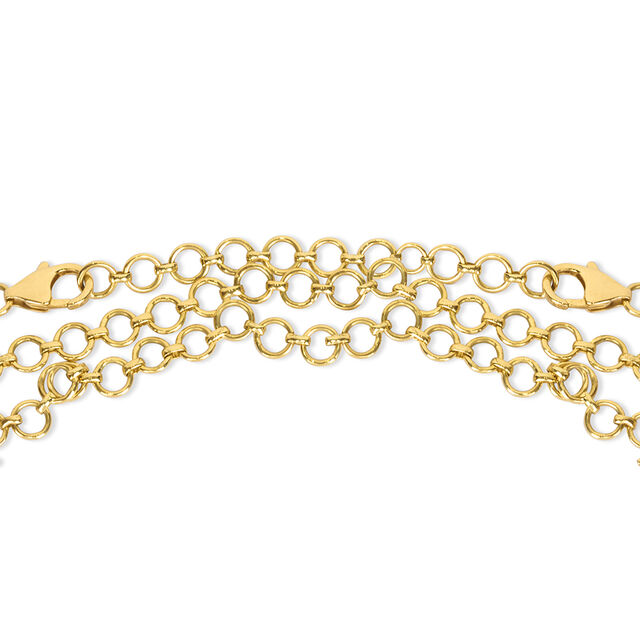 Tanishq 18KT Diamond Necklace Set for Women 4
