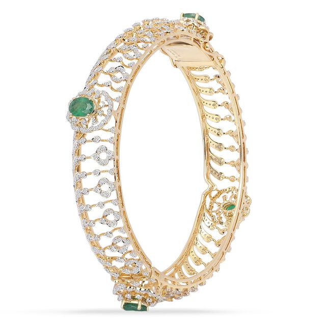 Tanishq 18KT Diamond Bangle for Women 2