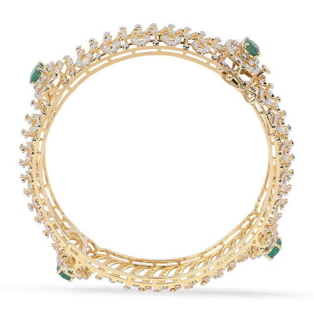 Tanishq 18KT Diamond Bangle for Women 3
