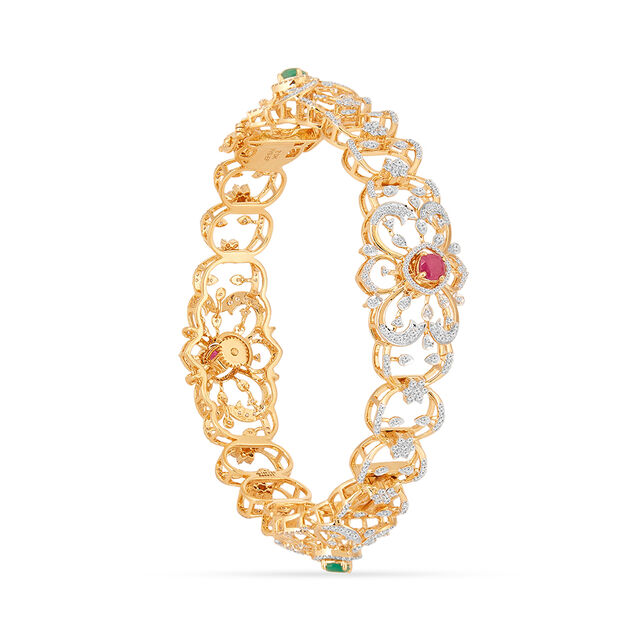 Tanishq 18KT Diamond Bangle for Women 2