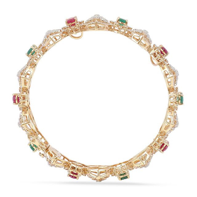Tanishq 18KT Diamond Bangle for Women 4