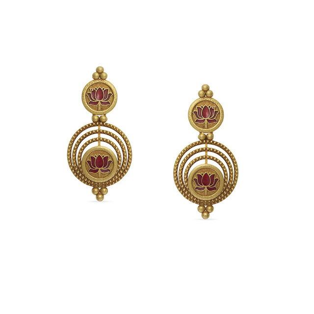 Tanishq 18KT Gold Necklace Set 4