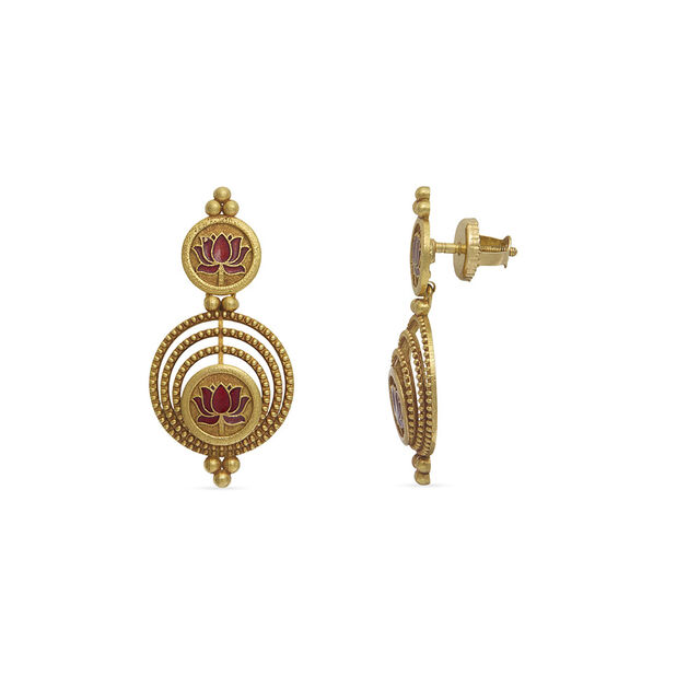 Tanishq 18KT Gold Necklace Set 5