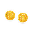 Tanishq 22 Karat Gold Pendant and Earrings Set for Women 2