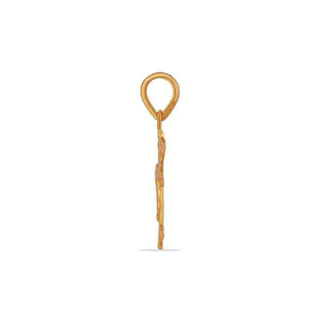 Beautiful 22 Karat Yellow Gold Cross Pendant 5