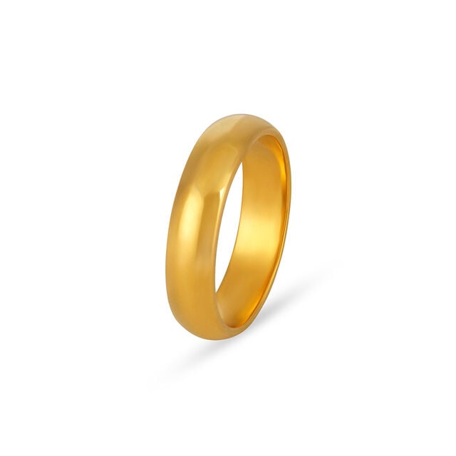 Contemporary Casual Gold Finger Ring 3