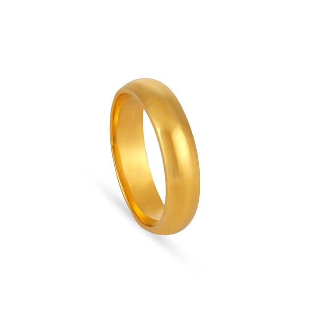 Contemporary Casual Gold Finger Ring 4