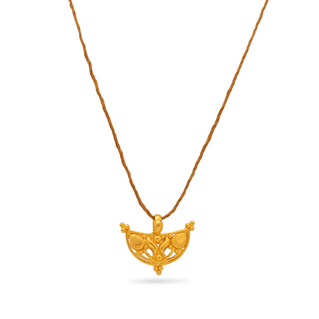 Luna Gold Charm Pendant,,hi-res 