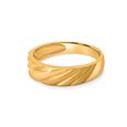 Sculpted Gold Finger Ring for Men 2