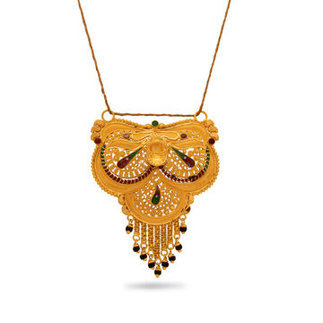 Enchanting Gold Celebration Pendant