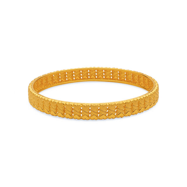 Radiant Heritage Gold Bangle,,hi-res 