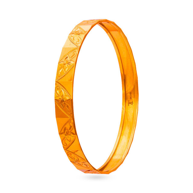 Tanishq 22 Karat Gold Bangle for Women