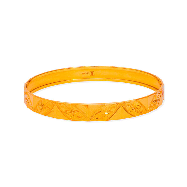 Tanishq 22 Karat Gold Bangle for Women