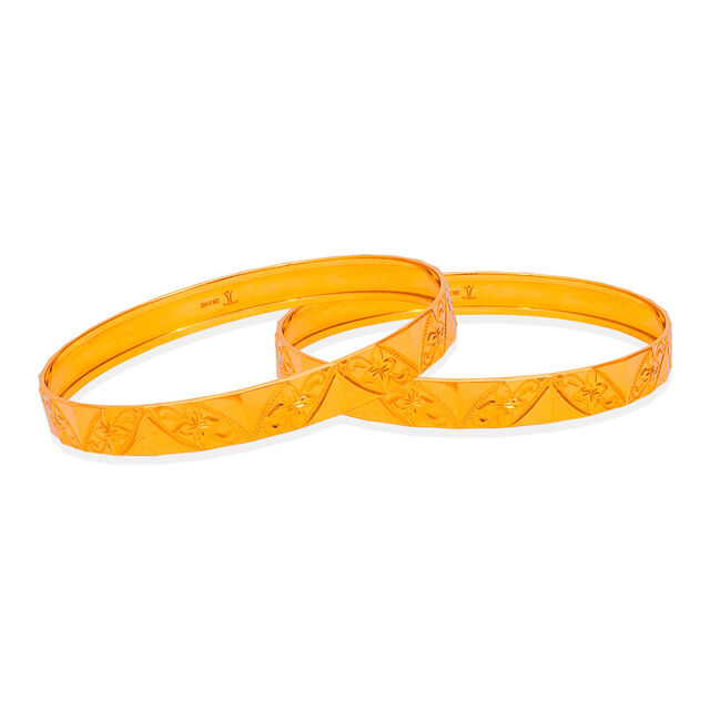 Tanishq 22 Karat Gold Bangle for Women