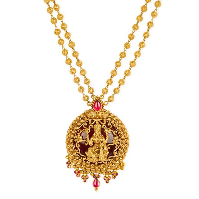 Tanishq 22KT Synthetic Stone Haaram for Women 2