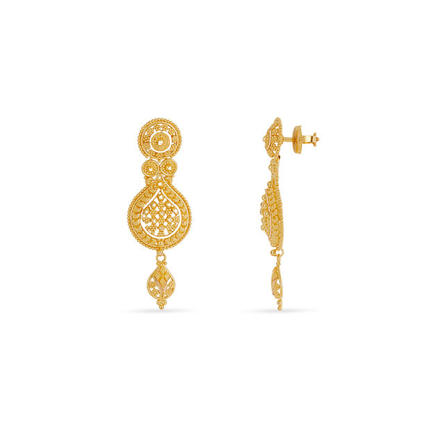 Tanishq 22KT Gold Necklace Set for Women 4