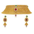 Tanishq 22 Karat Gold Necklace Set for Women 