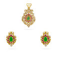 Vibrant Indian Heritage Jewelry Set 