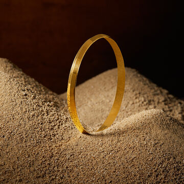 Tanishq Grit for Life Men's 22KT Yellow Gold Kada