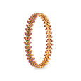 Whispering Petals Gold Bangle,,hi-res 2