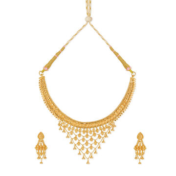 Tanishq 22KT Gold Necklace Set for Women