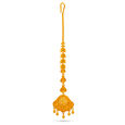 Enchanting Foliage Gold Maang Tikka,,hi-res 