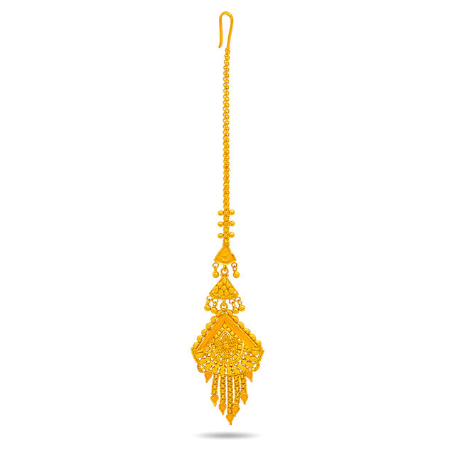 Divine Heritage Gold Maang Tikka,,hi-res 
