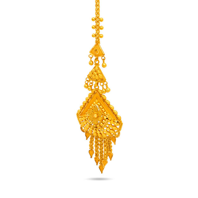 Divine Heritage Gold Maang Tikka,,hi-res 2