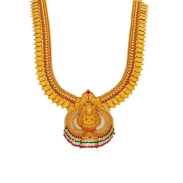 Tanishq 22 Karat Gold Necklace Set for Women 4