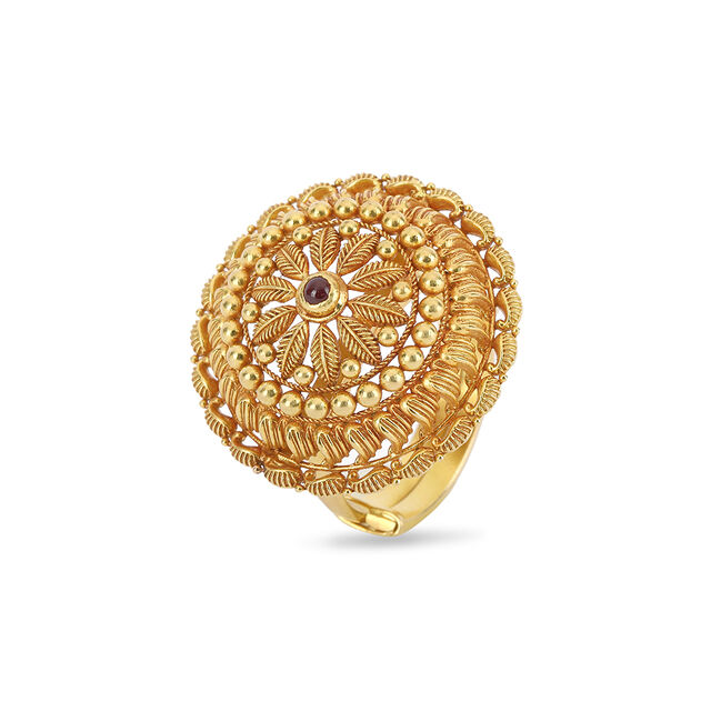 Tanishq 22 Karat Gold Finger Ring for Women