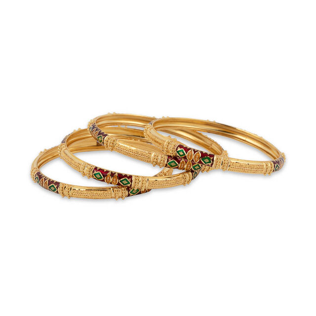 Enamel Artistry Bangle,,hi-res 