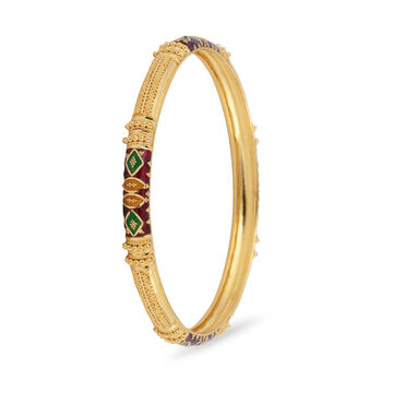 Enamel Artistry Bangle