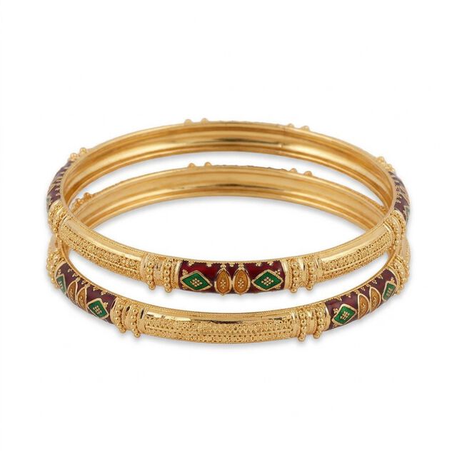Enamel Artistry Bangle 2