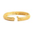 Intricate Jali Work Gold Bangle 2