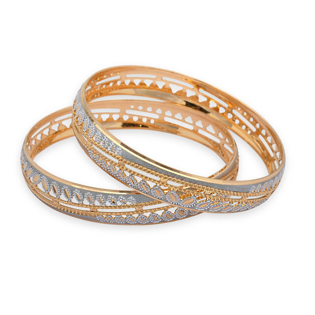 Minimalist Dual Band Bangle,,hi-res 2