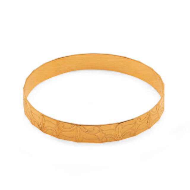 Floral Symphony Gold Bangle,,hi-res 