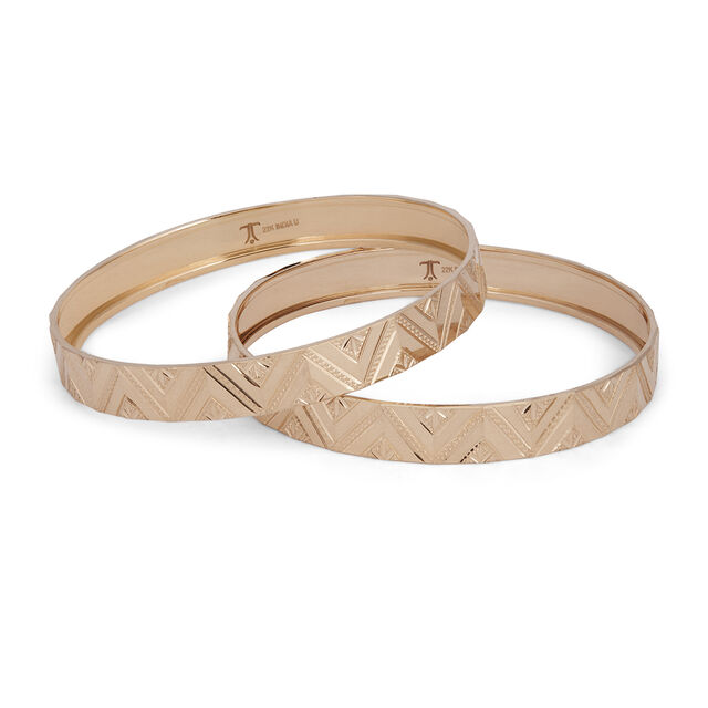 Tanishq 22KT Gold Bangle for Women 