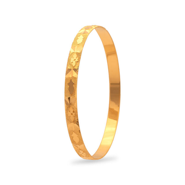 Luxe Harmony Gold Bangle,,hi-res 2