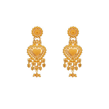 Tanishq 22 Karat Gold Earrings for Women
