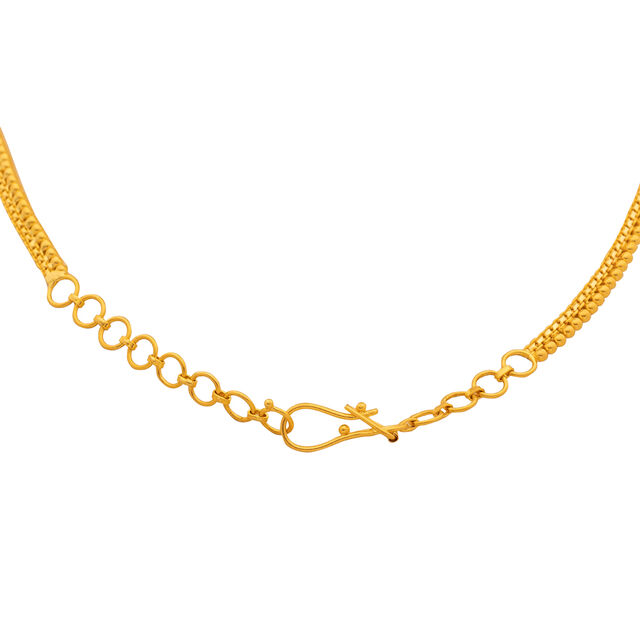Majestic Elegance Gold Necklace and Earring Set,,hi-res