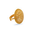 Regal Blossom Yellow Gold Ring,,hi-res 2