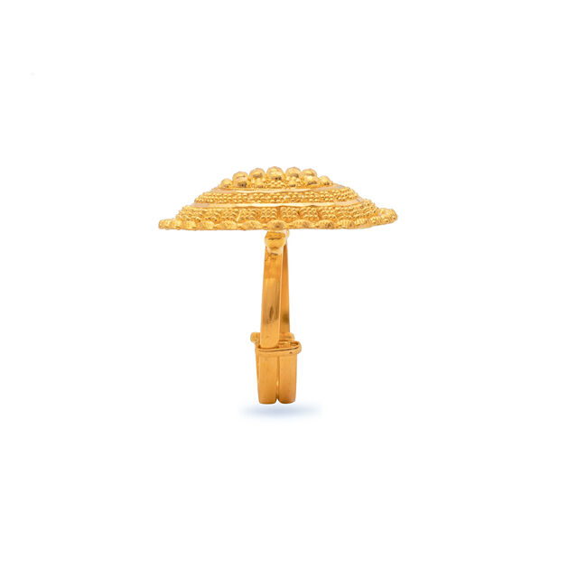 Regal Blossom Yellow Gold Ring,,hi-res 3