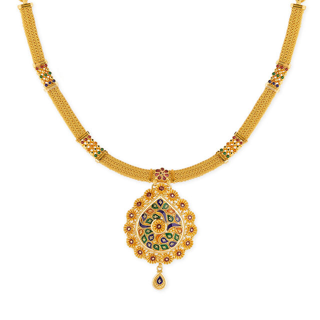 Tanishq 22KT Gold Necklace for Women 2