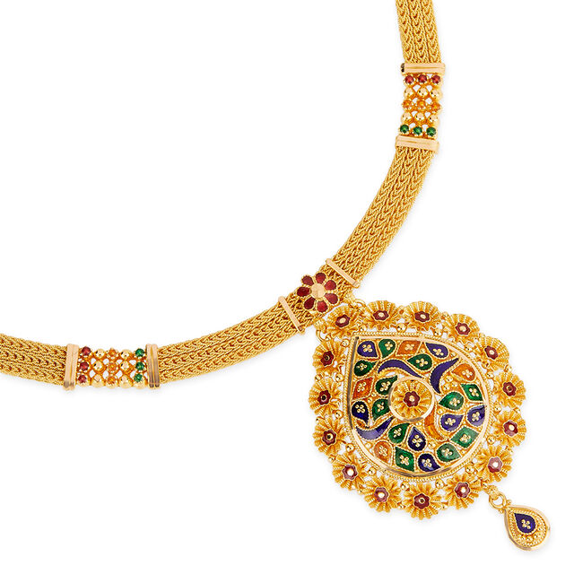 Tanishq 22KT Gold Necklace for Women 3