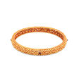Intricate Motif Gold Bangle,,hi-res 
