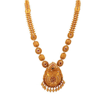 Twin Peacocks Necklace