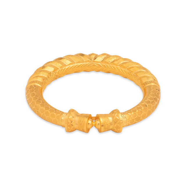 Legacy of Elegance Traditional Gold Bangle,,hi-res 